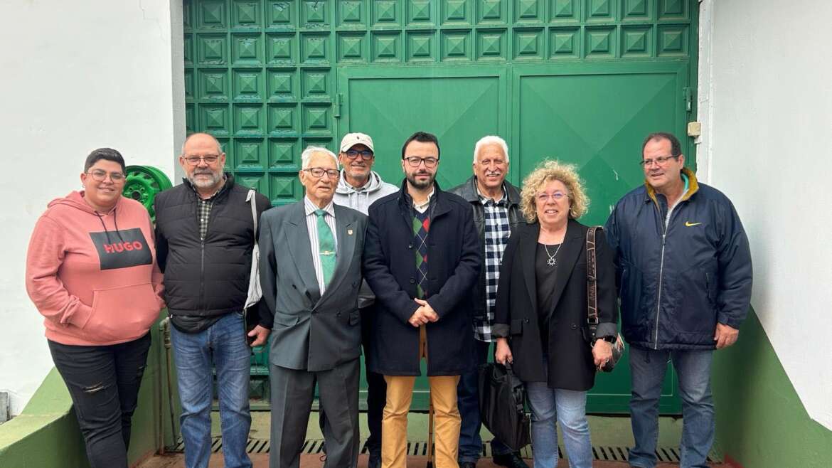 Visita de las Federaciones de Bola Canaria y Petanca